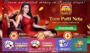 Rummy Neta APK| Min. Withdraw ₹100