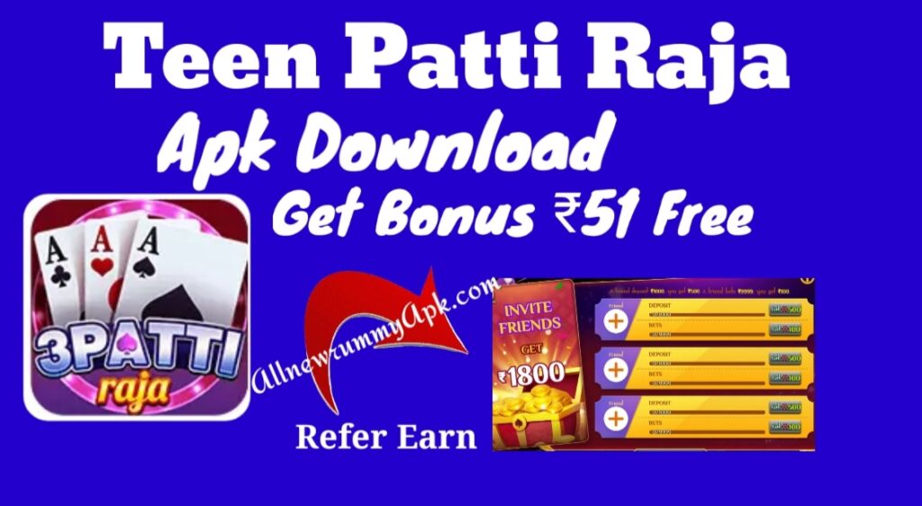 Teen Patti Raja, Teen Patti Raja App, Teen Patti Raja Apk, Teen Patti Raja App Download