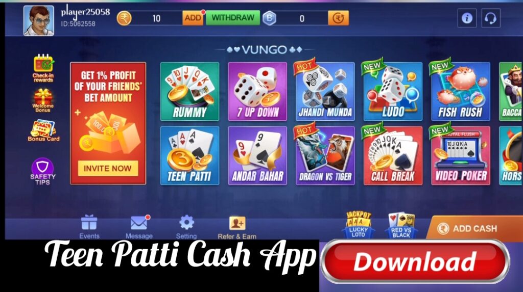 Teen Patti Cash Apk Download 2024